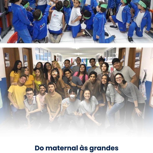 Alunos CDM com uniforme Ensino Médio