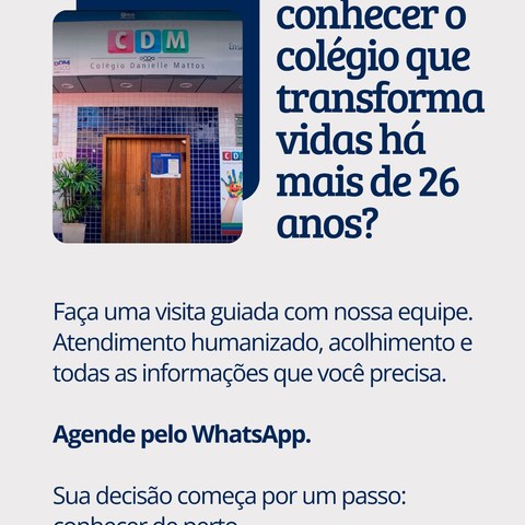 CDM — agende sua visita